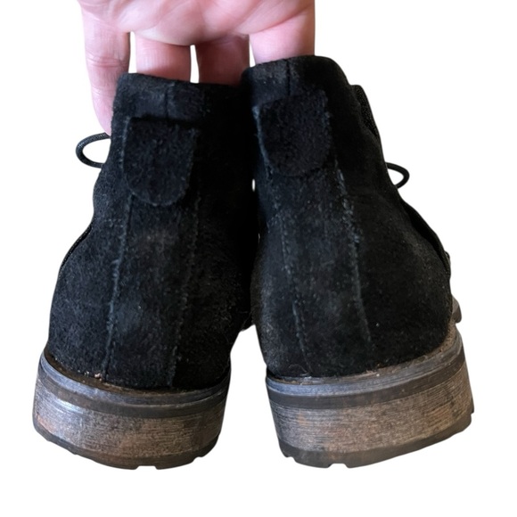 Mark Nason Loretto chukka lace up boot in distressed black leather and suede Mark Nason Loretto chukka lace up boot in distressed black  main image 3